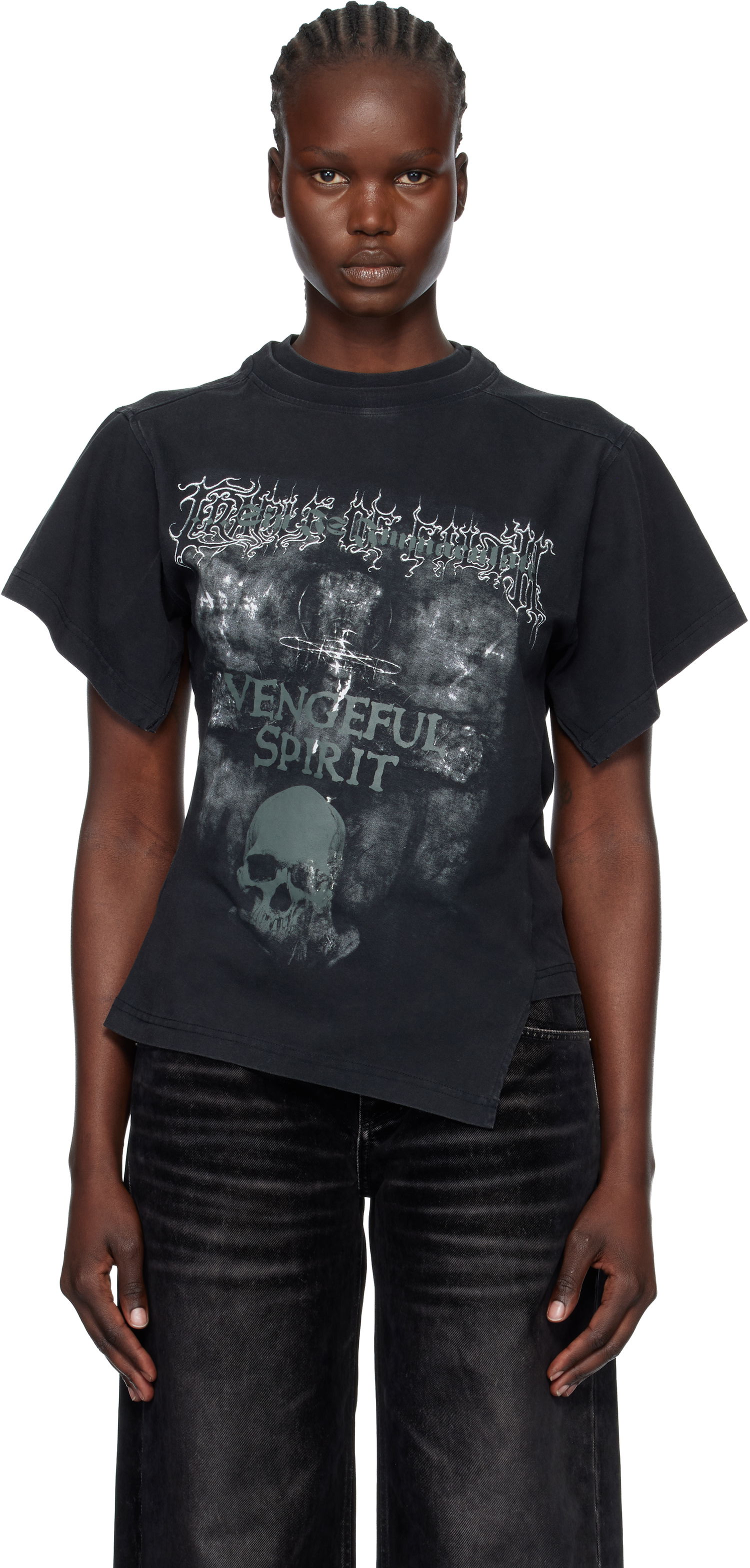 Tričko VETEMENTS Cradle of Filth Shifted Graphic T-shirt Čierna | WCF76TR690M, 0