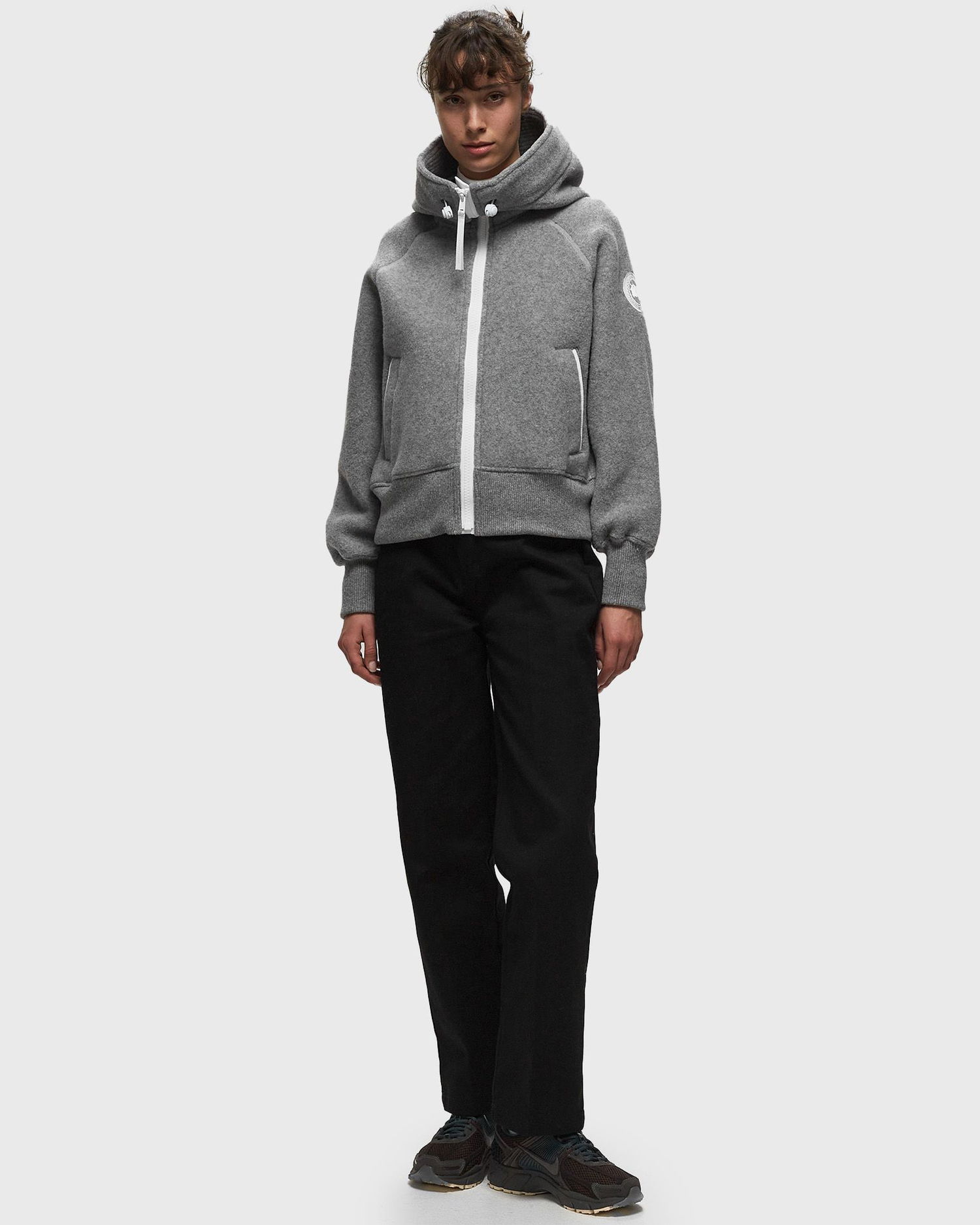 Bomber bunda Canada Goose Chilliwack Fleece Bomber Šedá | 7102W1-99, 1