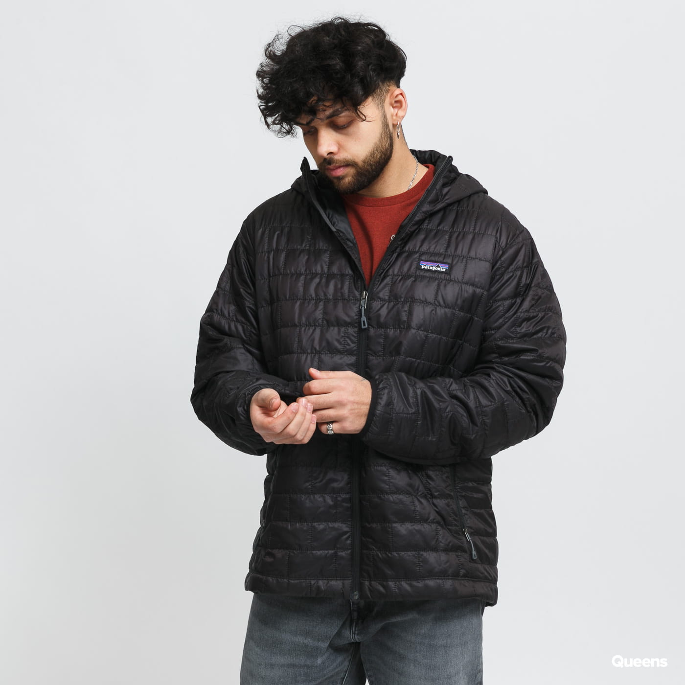 Prešívaná bunda Patagonia Nano Puff Hoody Čierna | 84222 BLK, 0