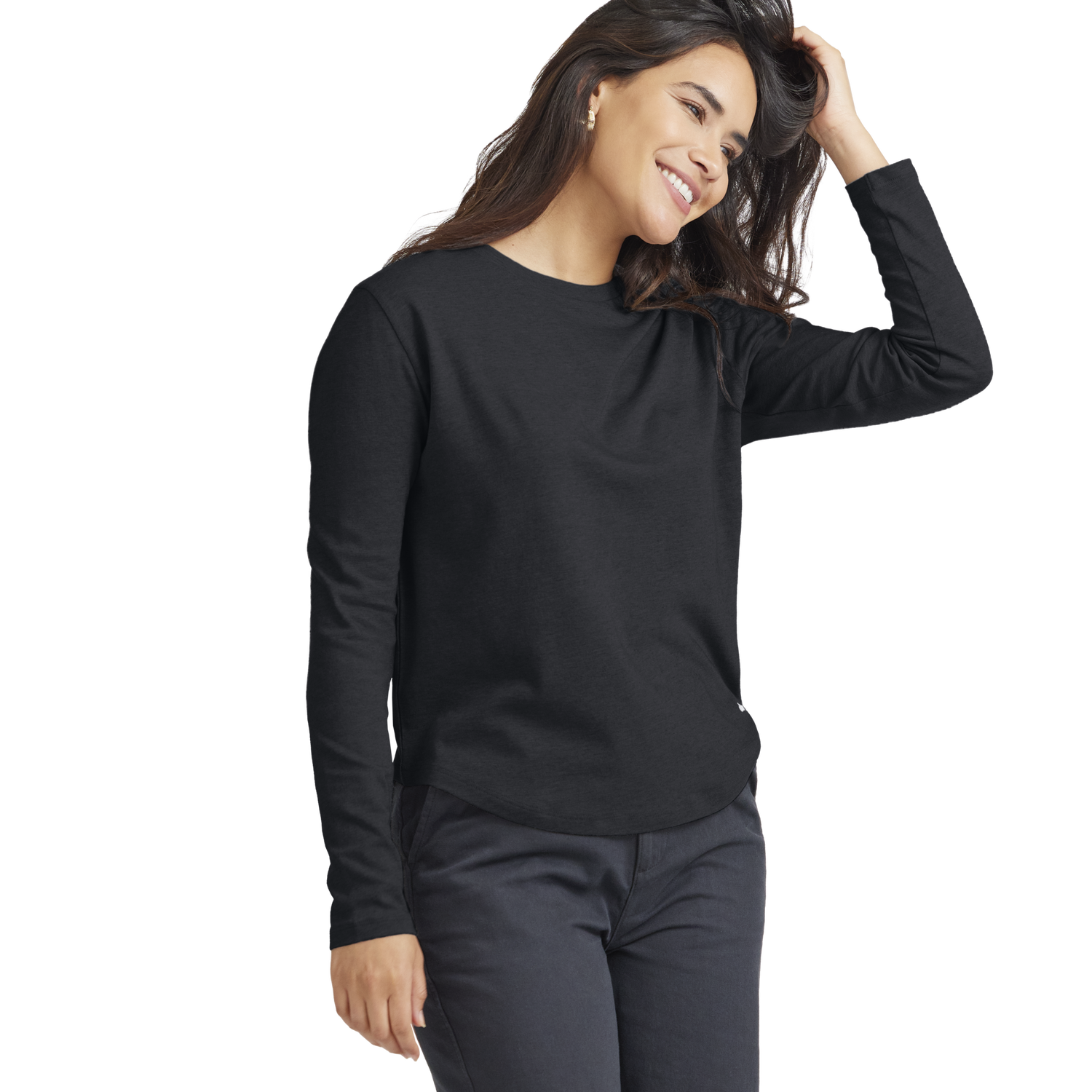 Tričko Allbirds Merino Wool Long Sleeve T-Shirt, Size XS Čierna | A11503W, 1