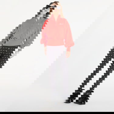 Mikina adidas Performance adidas x Moonboot Cropped Half-Zip Tracksuit Top with Puffed Sleeves Červená | JM1100, 3