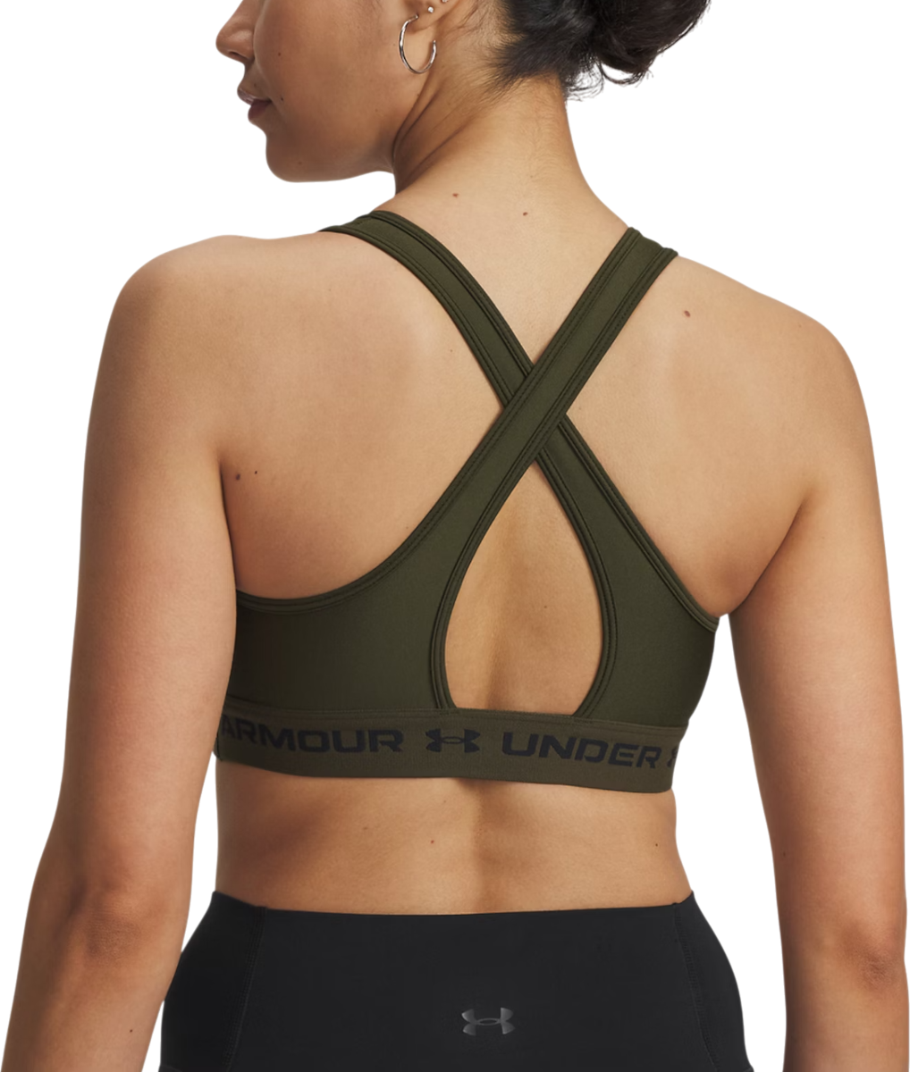 Podprsenka Under Armour Crossback Mid Sports Bra Zelené | 1361034-308, 1