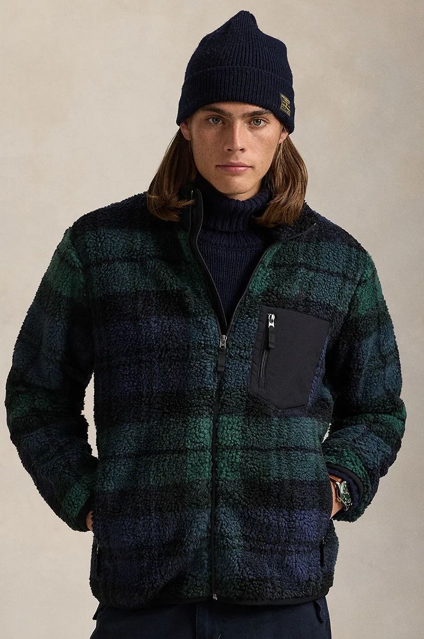 Mikina Polo by Ralph Lauren Blackwatch Fleece Zip-Up Jacket Zelené | 710952222, 0