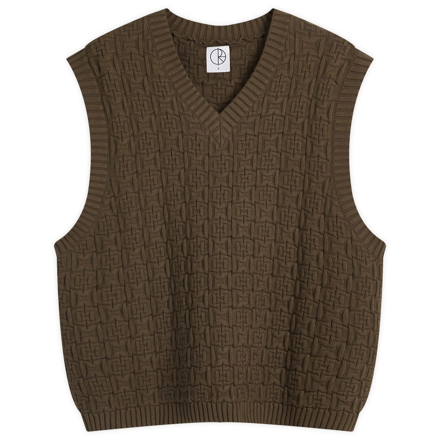 Vesta Polar Skate Co. Alex Knitted Vest Hnedá | PSC-F24-11, 0