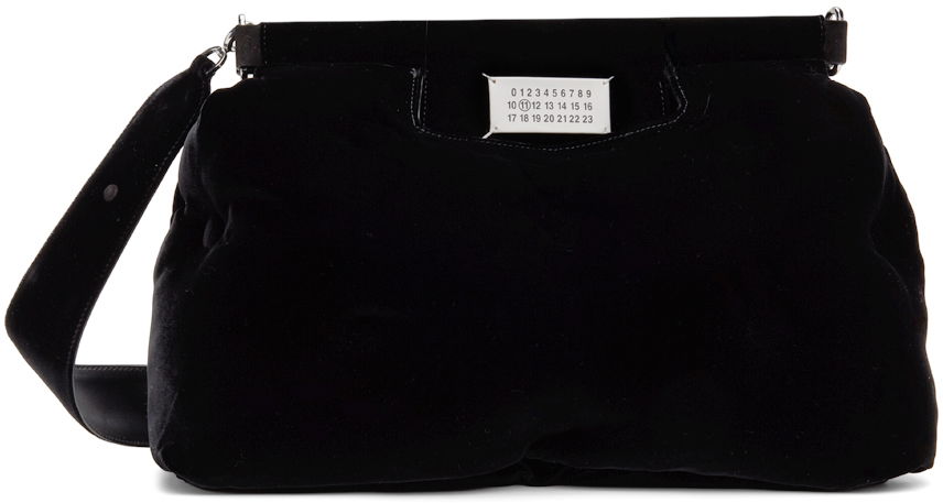 Kabelka Maison Margiela Glam Slam Classique Velvet Shoulder Bag Čierna | SB1WG0034 P6426, 0