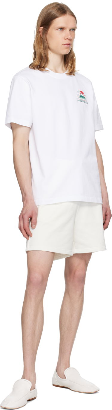 Šortky Casablanca Casablanca 'Casa Way' Mountain Sweat Shorts Biela | MPF25-JTR-003-04, 3