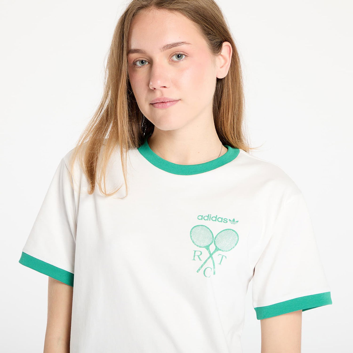 Tričko adidas Originals Retro Tennis Regular Fit Tee Biela | JY0276, 1