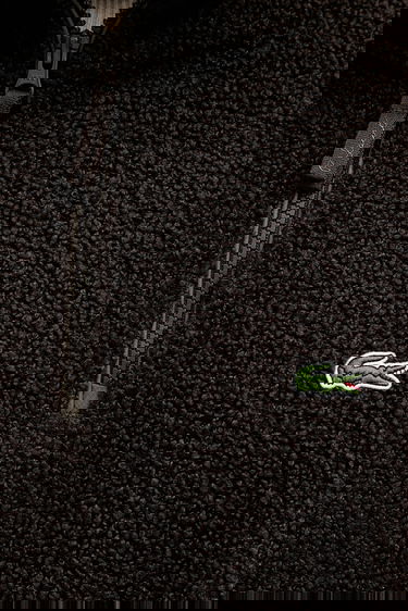 Mikina Lacoste Teddy Fleece Half-Zip Pullover with Stand-Up Collar Hnedá | SH5500, 4