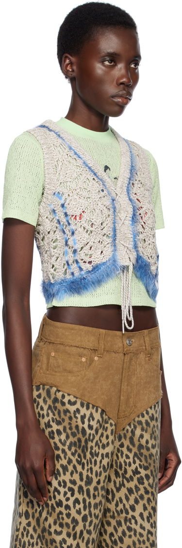 Sveter Andersson Bell Andersson Bell Western Lace-Up Knit Vest Čierna | atb1318w, 4