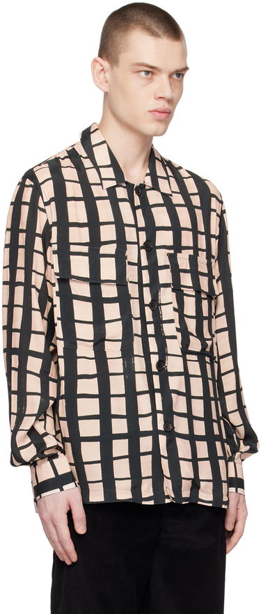Košeľa Paul Smith Paul Smith Check Print Long Sleeve Shirt Béžová | M1R-009Y-K01897-79, 1