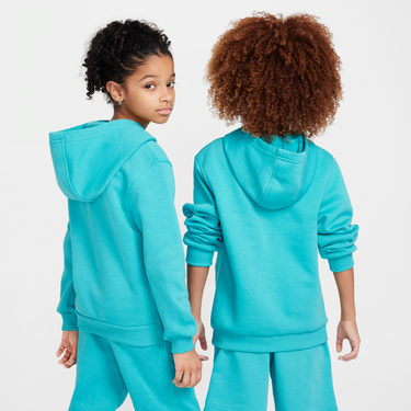 Mikina Nike Nike Sportswear Club Fleece Hoodie Tyrkysová | FD3000-345, 4