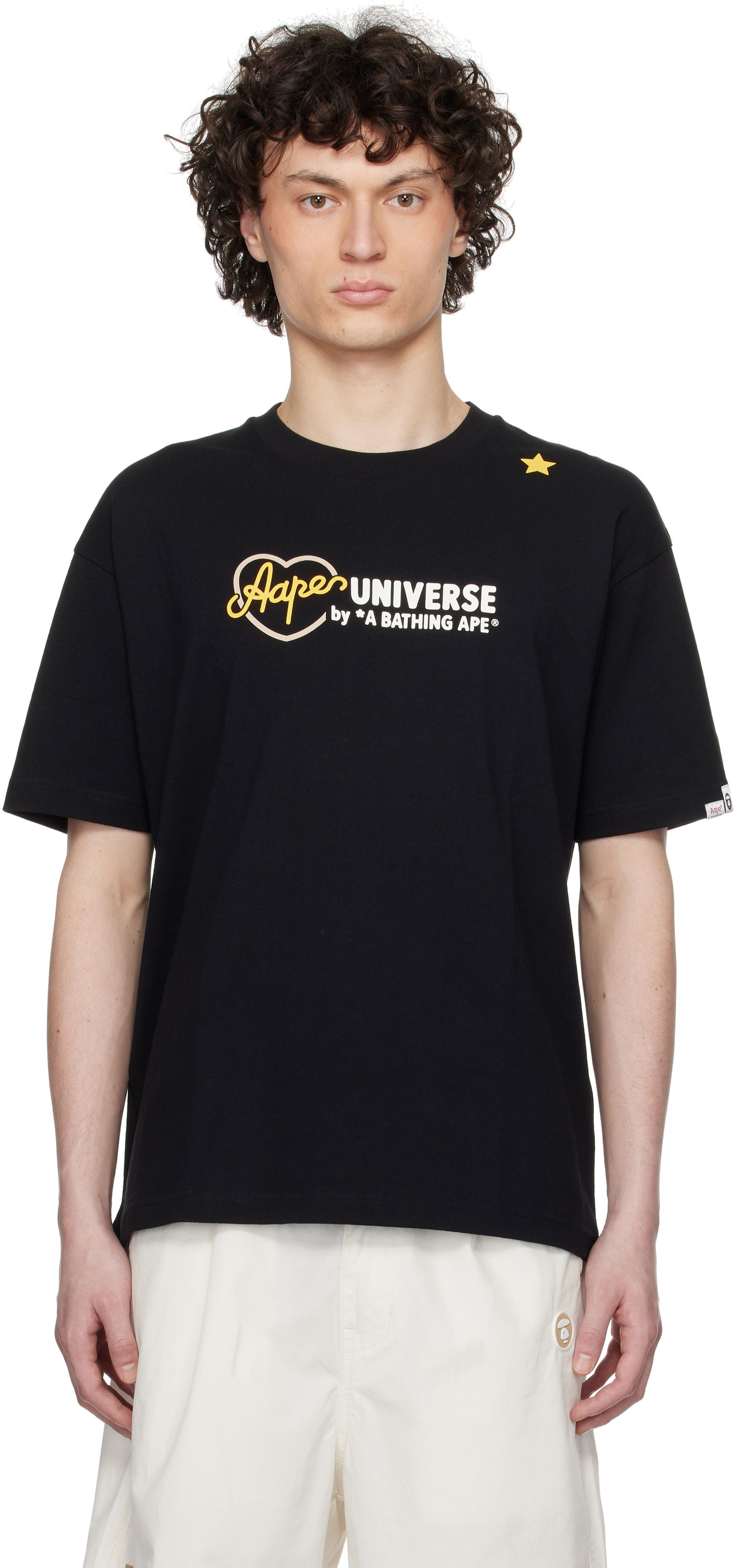 Tričko AAPE by A Bathing Ape AAPE by A Bathing Ape Theme T-Shirt Čierna | AAPTEM1676XXNBKX, 0