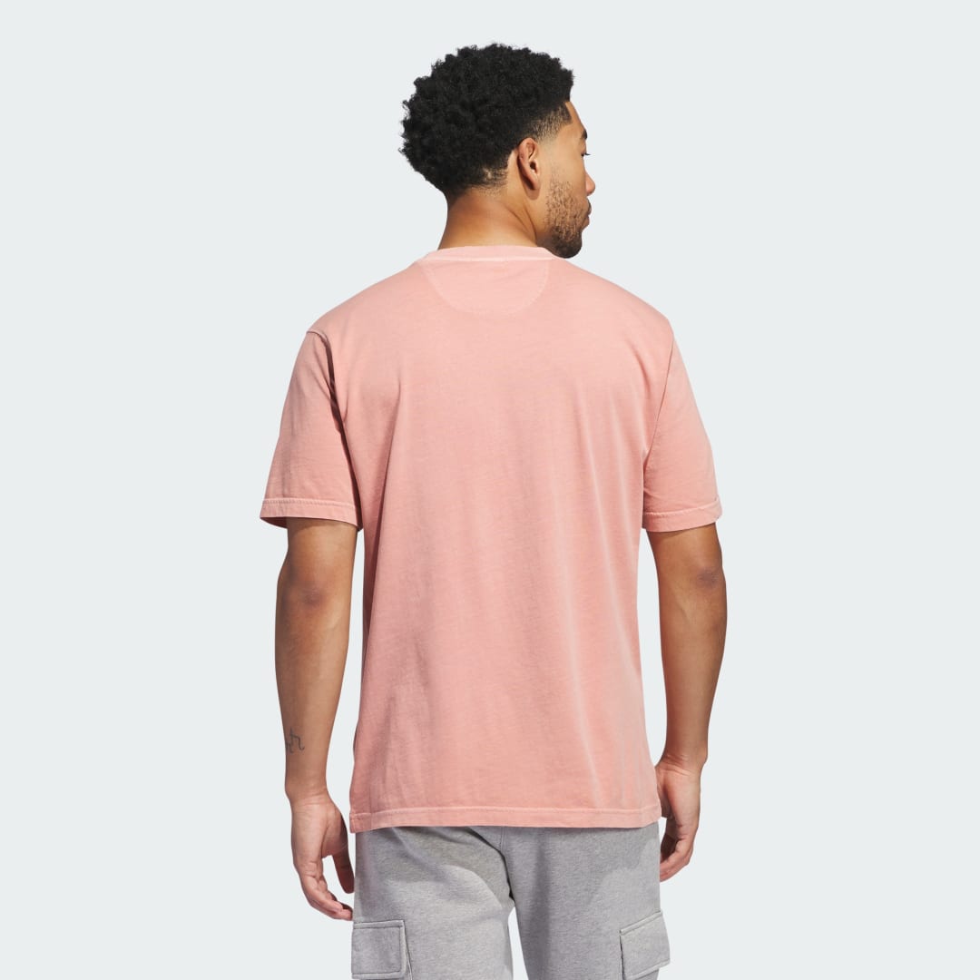 Tričko adidas Performance Essentials + Dye Pocket Tee Ružová | IU2359, 1