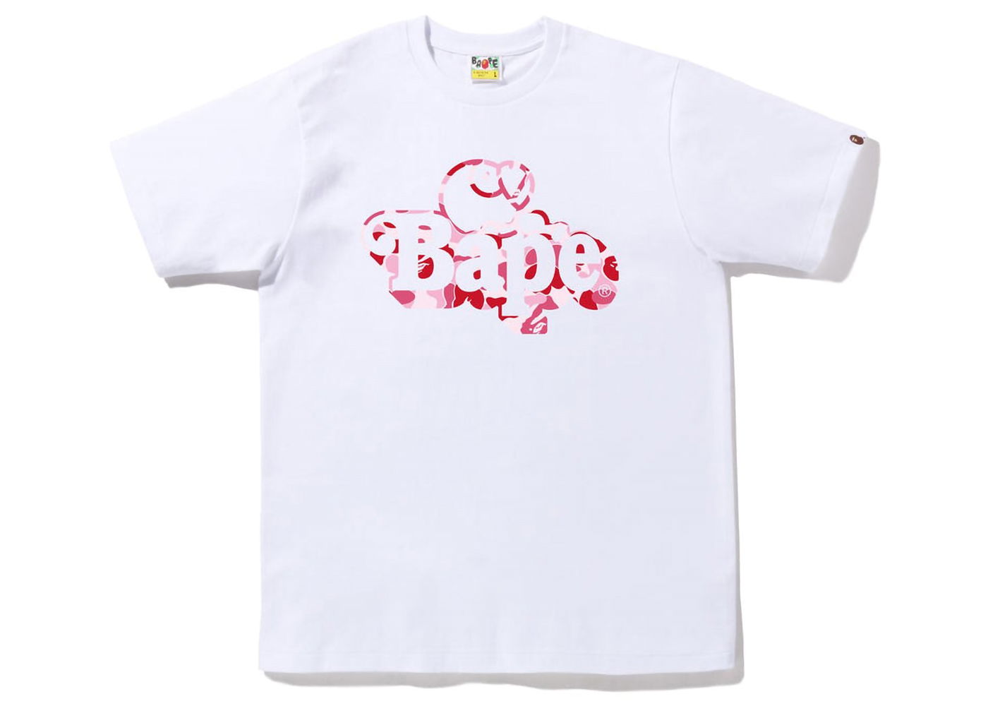 Tričko BAPE ABC Camo Milo on Tee Biela | 1I80-110-005/2I30-110-002/1I70-110-023, 0