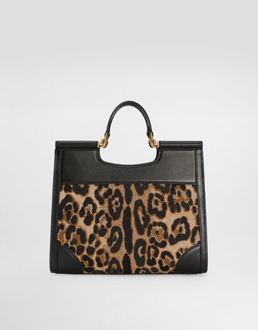 Tote bag Dolce & Gabbana Dolce & Gabbana Sicily Tote Bag Čierna | BB7728B6I3789738, 3