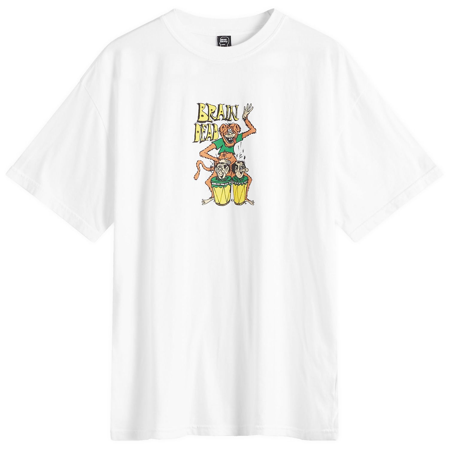 Tričko Brain Dead Bongo Brain Graphic T-Shirt Biela | W24T00004084-WHT, 0