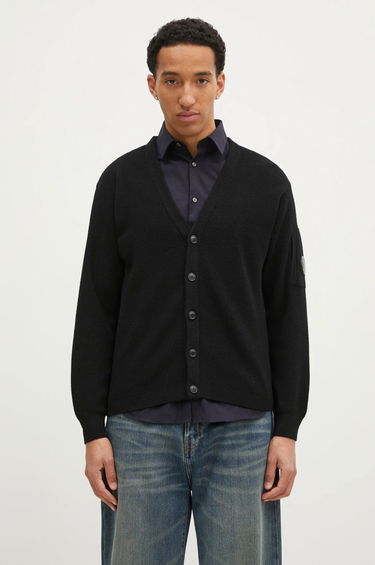Sveter C.P. Company Re-Wool Knit Cardigan Čierna | 17CMKN253A006595A, 0