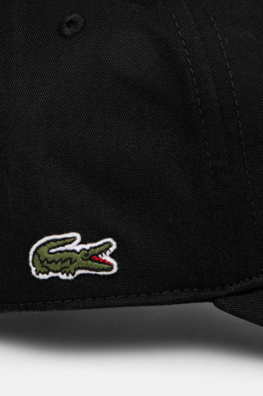 Šiltovka Lacoste Baseball Cap With Applique Čierna | RK0342, 1