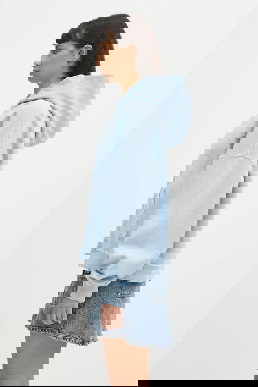 Mikina Carhartt WIP Benton Sweat Relaxed Fit Hooded Sweatshirt Modrá | I034512.2P5GD, 1