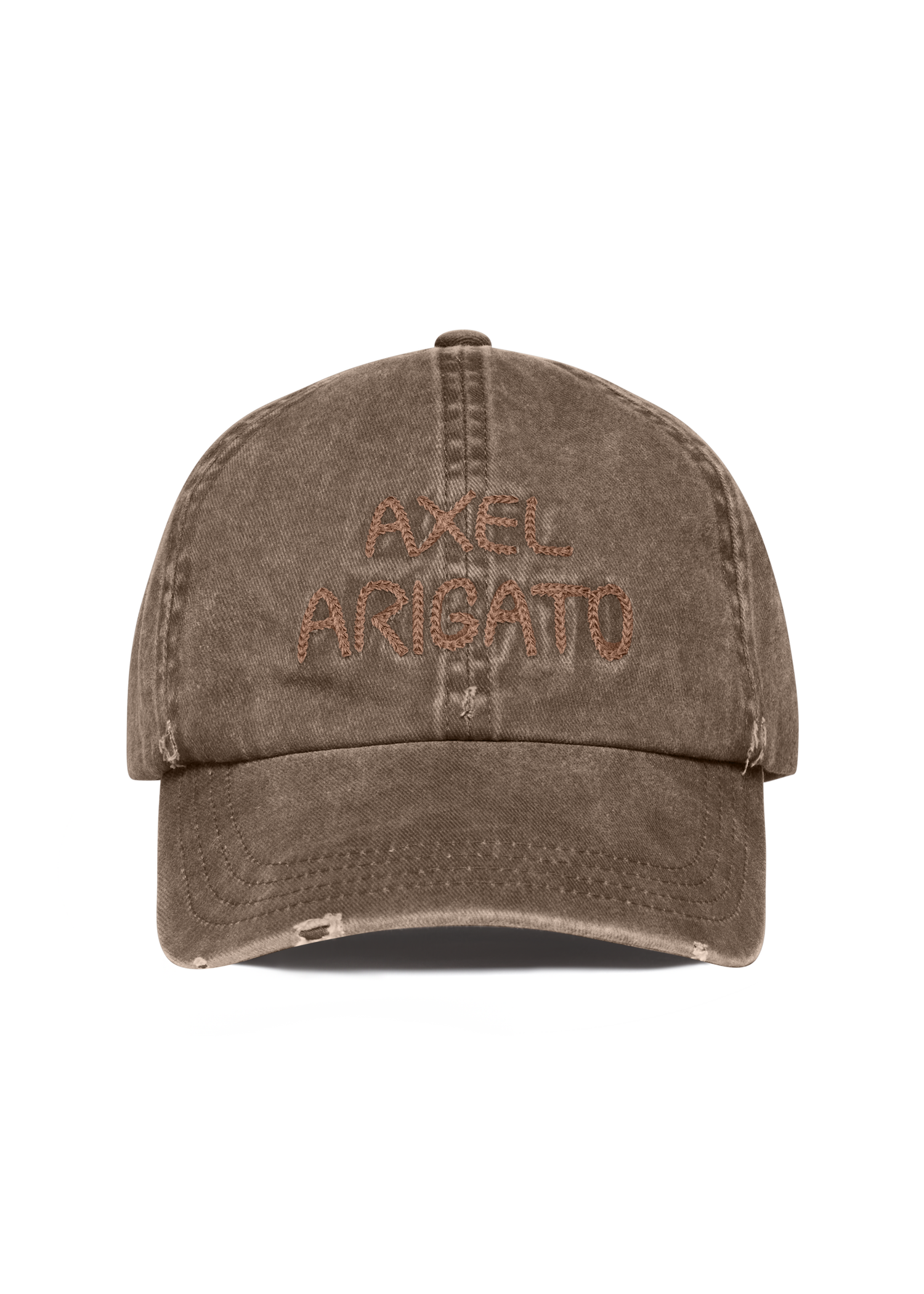 Šiltovka AXEL ARIGATO Distressed Chain Stitch Cap Hnedá | X3554001, 0