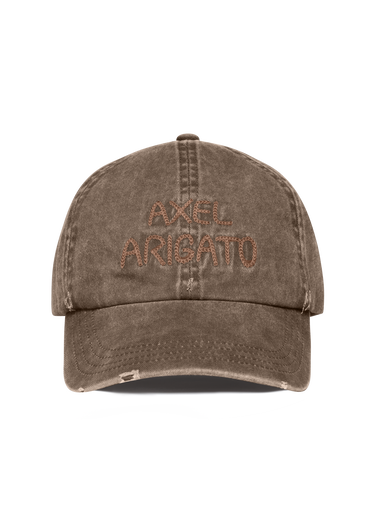 Šiltovka AXEL ARIGATO Distressed Chain Stitch Cap Hnedá | X3554001, 0
