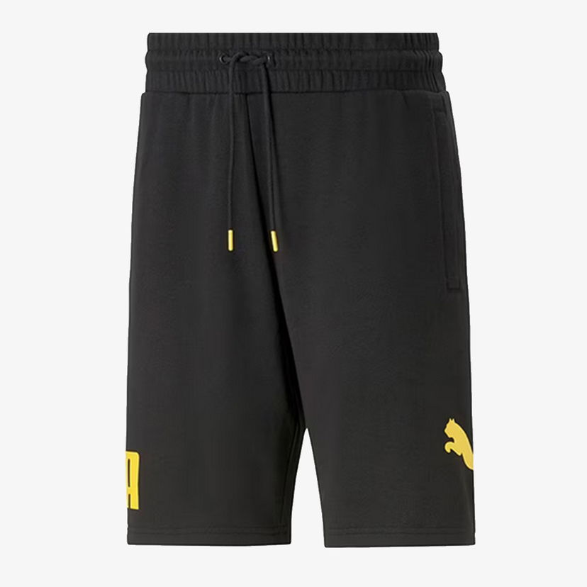 Šortky Puma POWER Drawstring Fleece Shorts Čierna | 673379-51