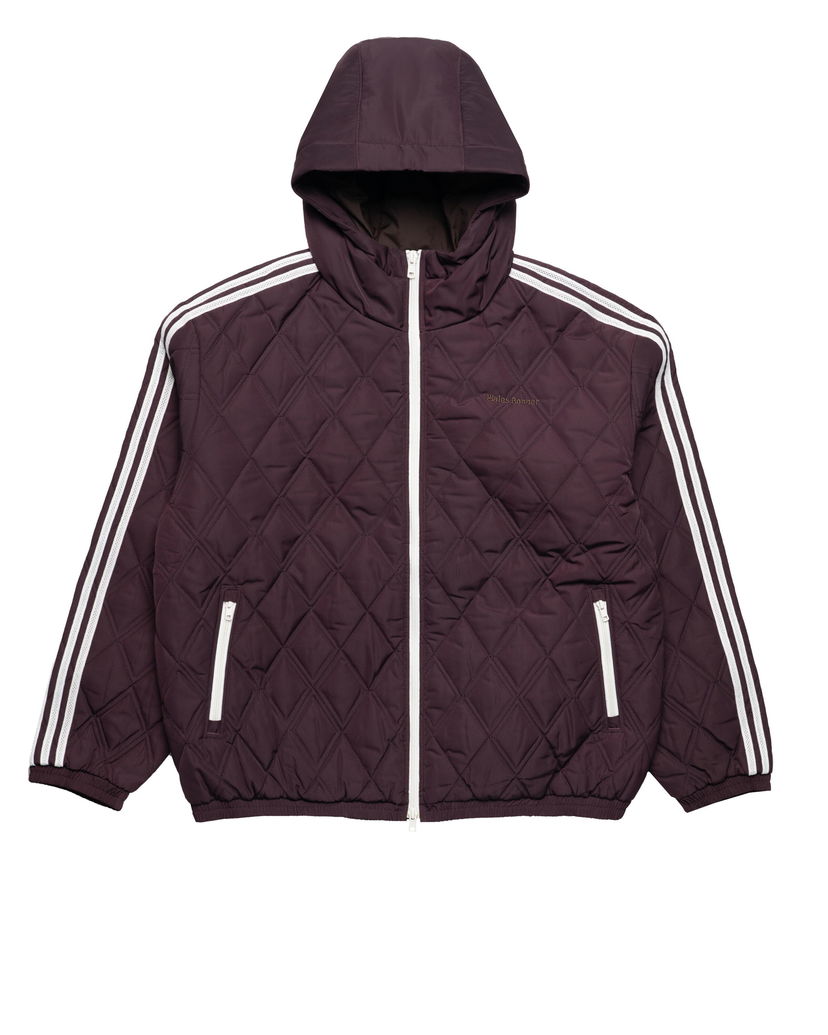 Prešívaná bunda adidas Originals Wales Bonner Quilted Hooded Jacket Vínová | KE9956