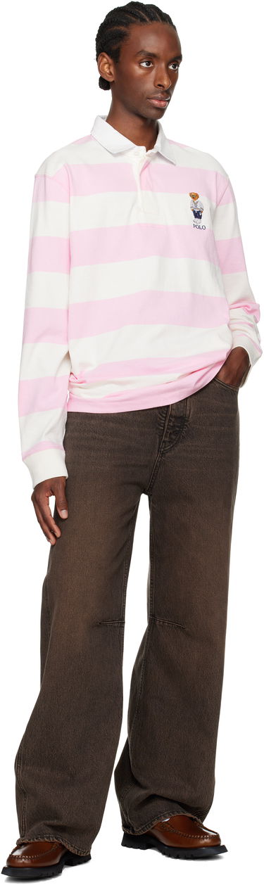 Polo tričko Polo by Ralph Lauren Ralph Lauren Classic Fit Polo Bear Rugby Jersey Polo Ružová | 710973144001, 3
