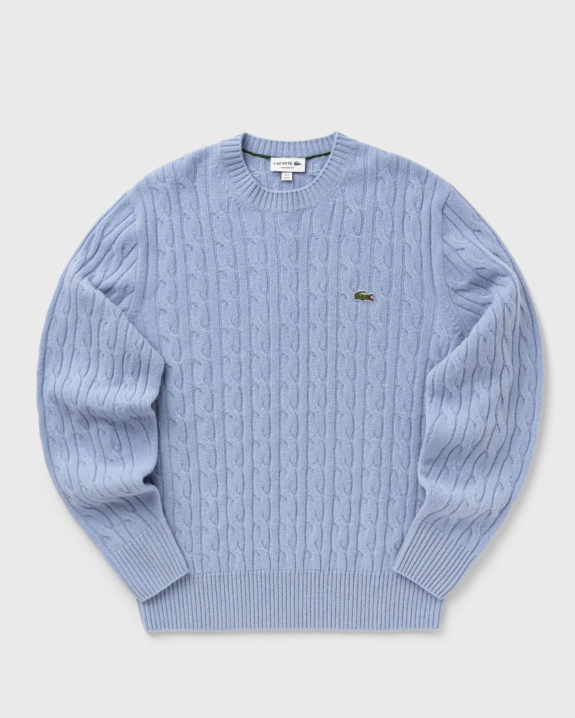 Sveter Lacoste Lacoste Cable Knit Sweater Modrá | AH2924-HBP