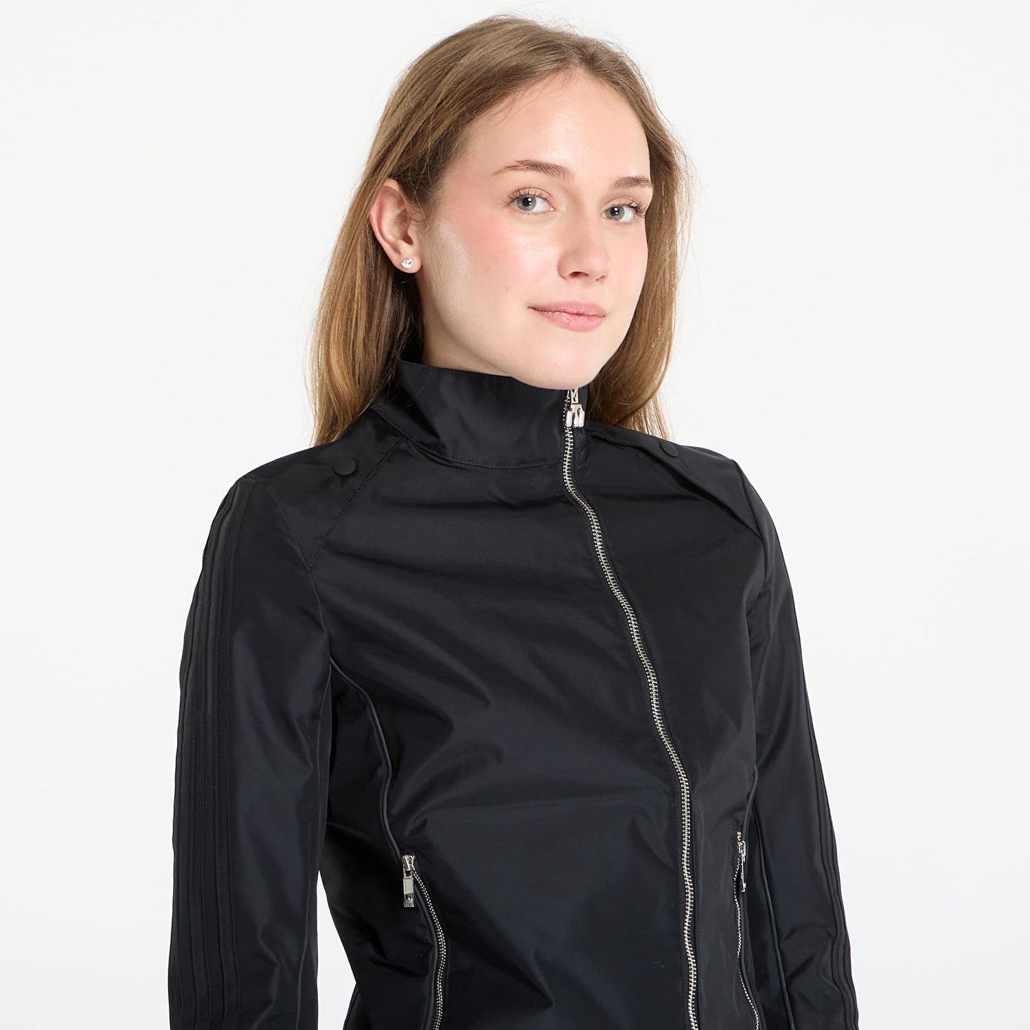 Bunda adidas Originals Originals x Miaou Asymmetrical Zip Jacket Čierna | KA2734, 1