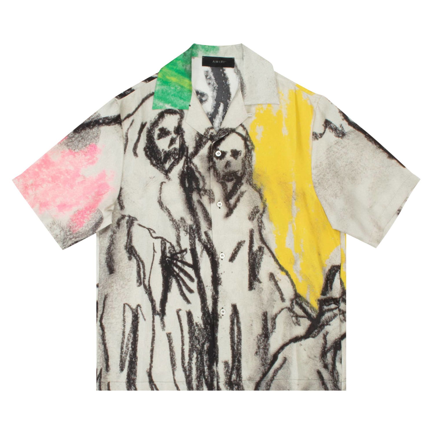 Košeľa AMIRI x Wes Lang Reaper Bowling Shirt Rôznofarebný | AW22MSS003 900 MULT, 1