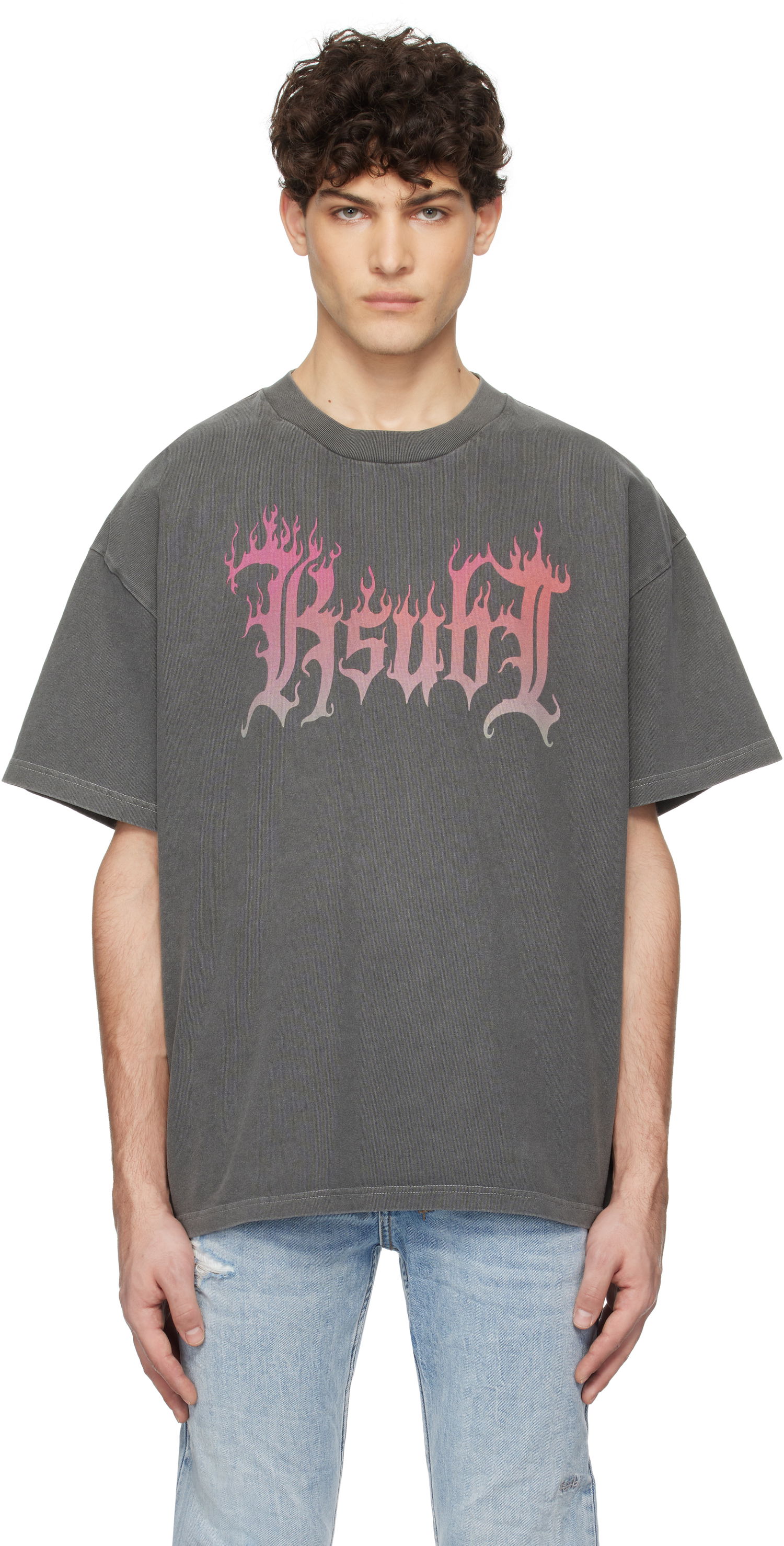 Tričko Ksubi Ksubi Fuego Ekcess T-Shirt Šedá | MPS25TE026, 0