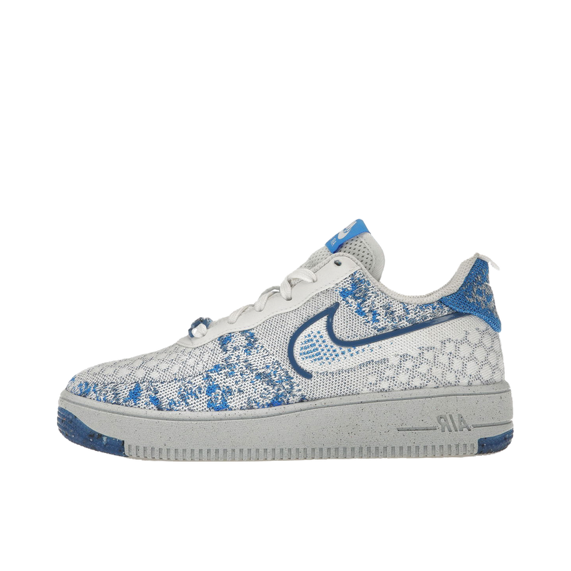 Tenisky a topánky Nike Air Force 1 Low "Crater Flyknit White Dark Marina Blue" GS) Modrá | DM1060-100