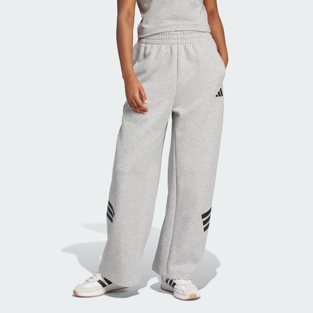 Nohavice adidas Performance Open Hem Tracksuit Bottoms Šedá | JE0151, 0