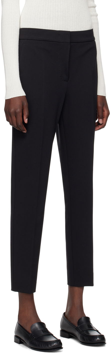 Nohavice Max Mara Max Mara Women's Slim Fit Dress Trousers Čierna | 2421786021, 1