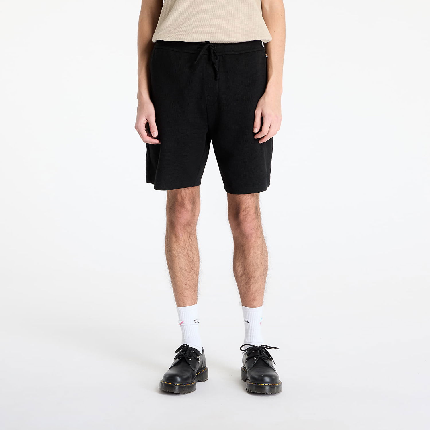 Šortky BOSS Hugo Boss Waffle Shorts Čierna | 50535884-001, 0