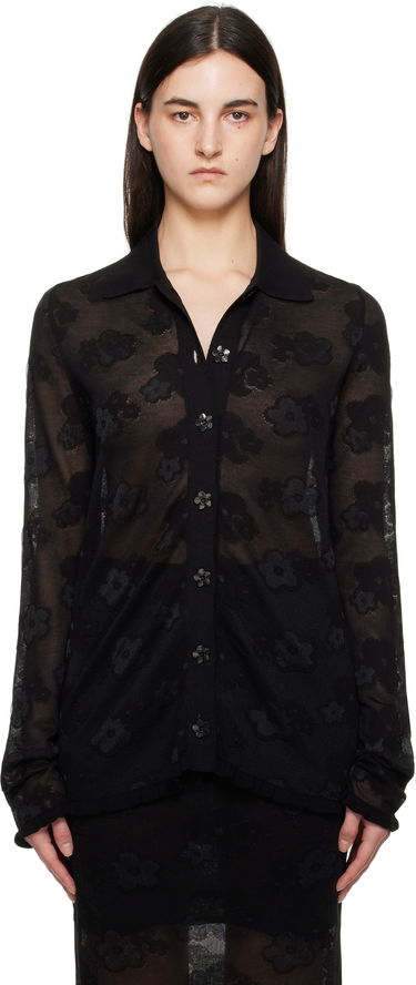 Sveter Cecilie Bahnsen Cecilie Bahnsen Petra Floral Cardigan Čierna | 1.25KNI50004 PETRA CARDIGAN, 0