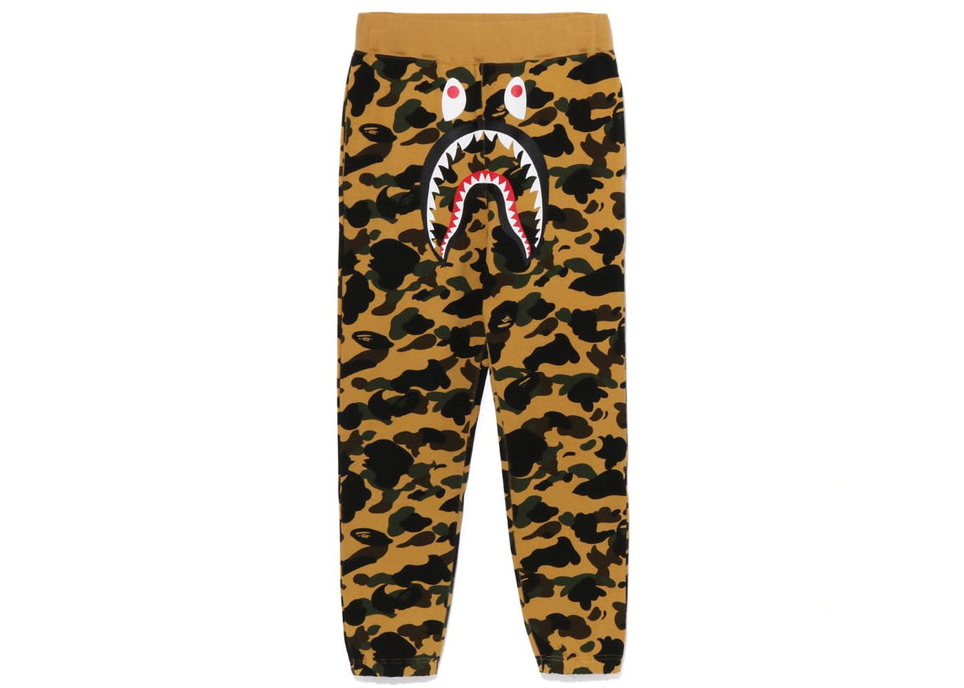 Tepláky BAPE 1st Camo Wide Fit Shark Sweatpants Žltá | 1J20-152-003, 0