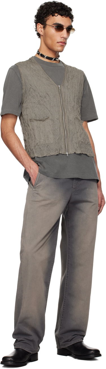 Vesta OUR LEGACY Our Legacy Crush Vest Šedá | M2253CA, 3