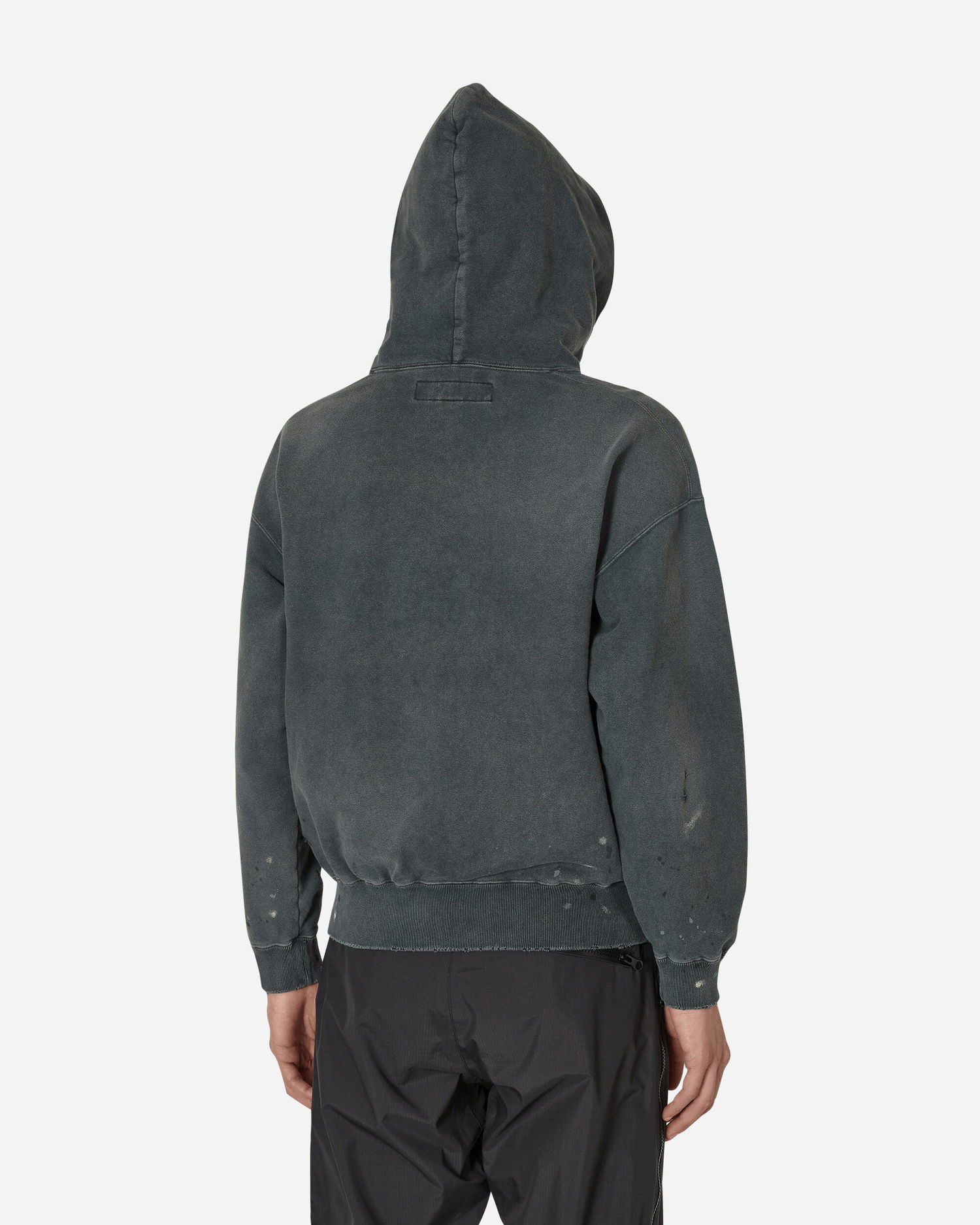 Mikina Neighborhood Damage Hooded Sweatshirt Čierna | 231OKNH-CSM02 GY, 1