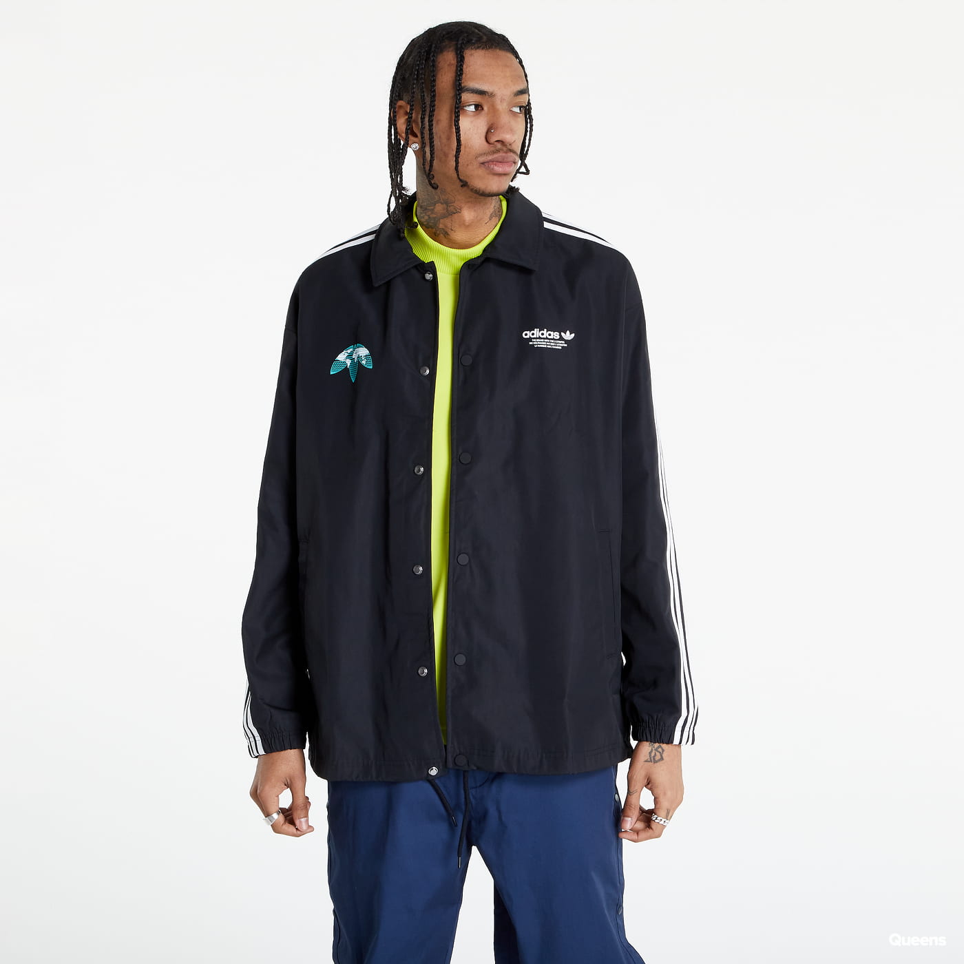 Vetrovka adidas Originals Graphic United Coach Jacket Čierna | HF4895, 0