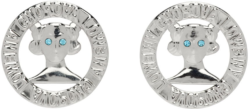 Náušnice Chopova Lowena Silver Lady Round Earrings Metalická | 6117, 0