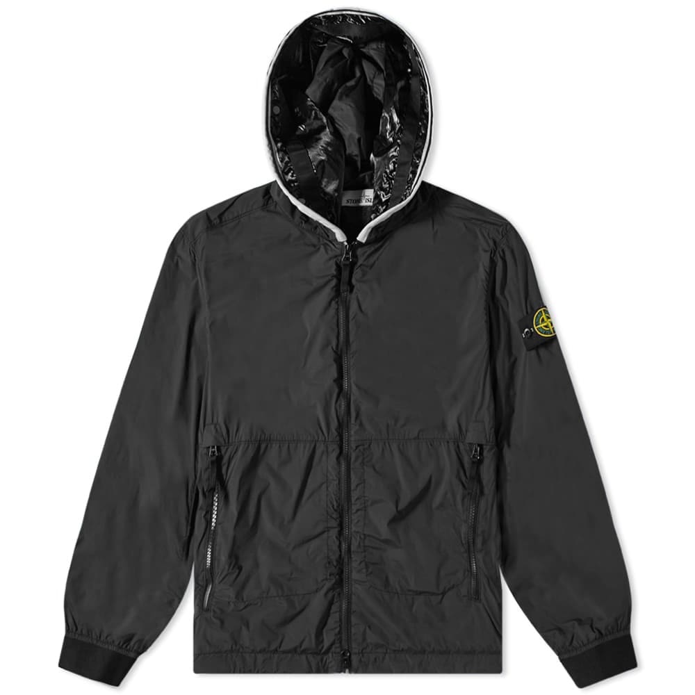 Bunda Stone Island Nylon-Tc Hooded Jacket Čierna | 761541131-V0029, 0