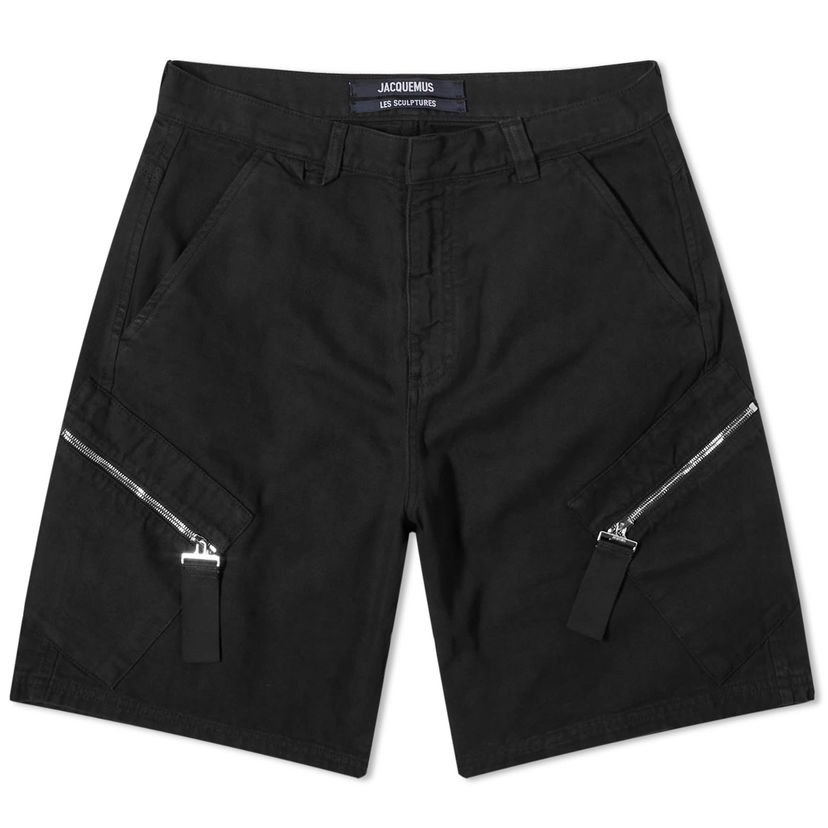 Šortky Jacquemus Marrone Cargo Shorts Čierna | 24E245PA095-1485-990