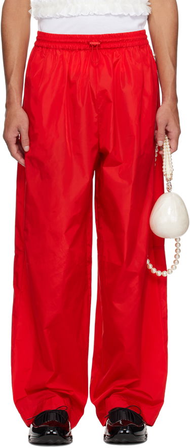 Tepláky Simone Rocha Simone Rocha Wide Leg Track Pants Červená | 4146D 1067, 0