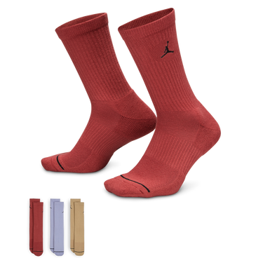 Ponožky Jordan Jordan Everyday Crew Socks (3 Pairs) Červená | DX9632-924, 0