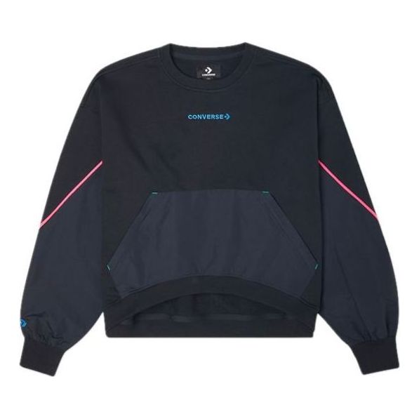 Mikina Converse Blocked Alt Terrain Crew Sweatshirt Čierna | 10021058-A01, 0