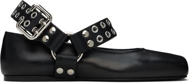 Tenisky a topánky Alaïa ALAÏA Biker Ballerina Flats Čierna | AA3A041CK290, 0