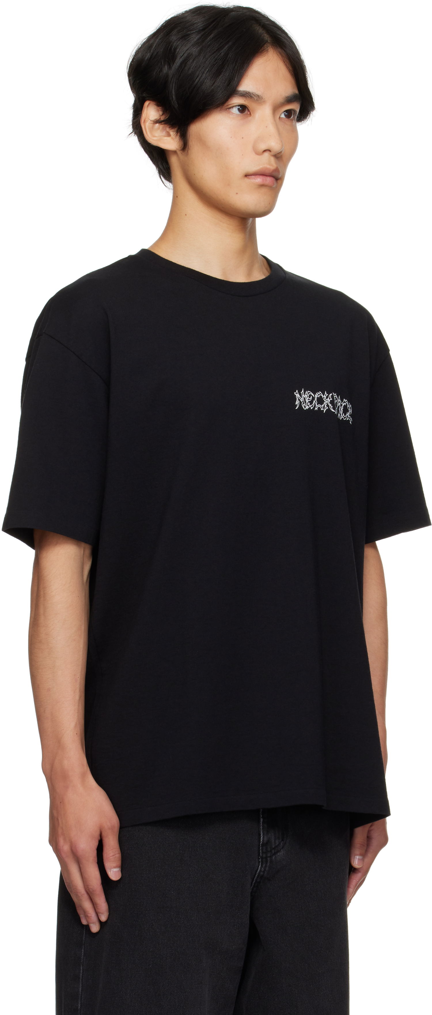 Tričko WACKO MARIA NECKFACE Edition Washed Heavy T-Shirt Čierna | NECKFACE-WM-WT01, 1