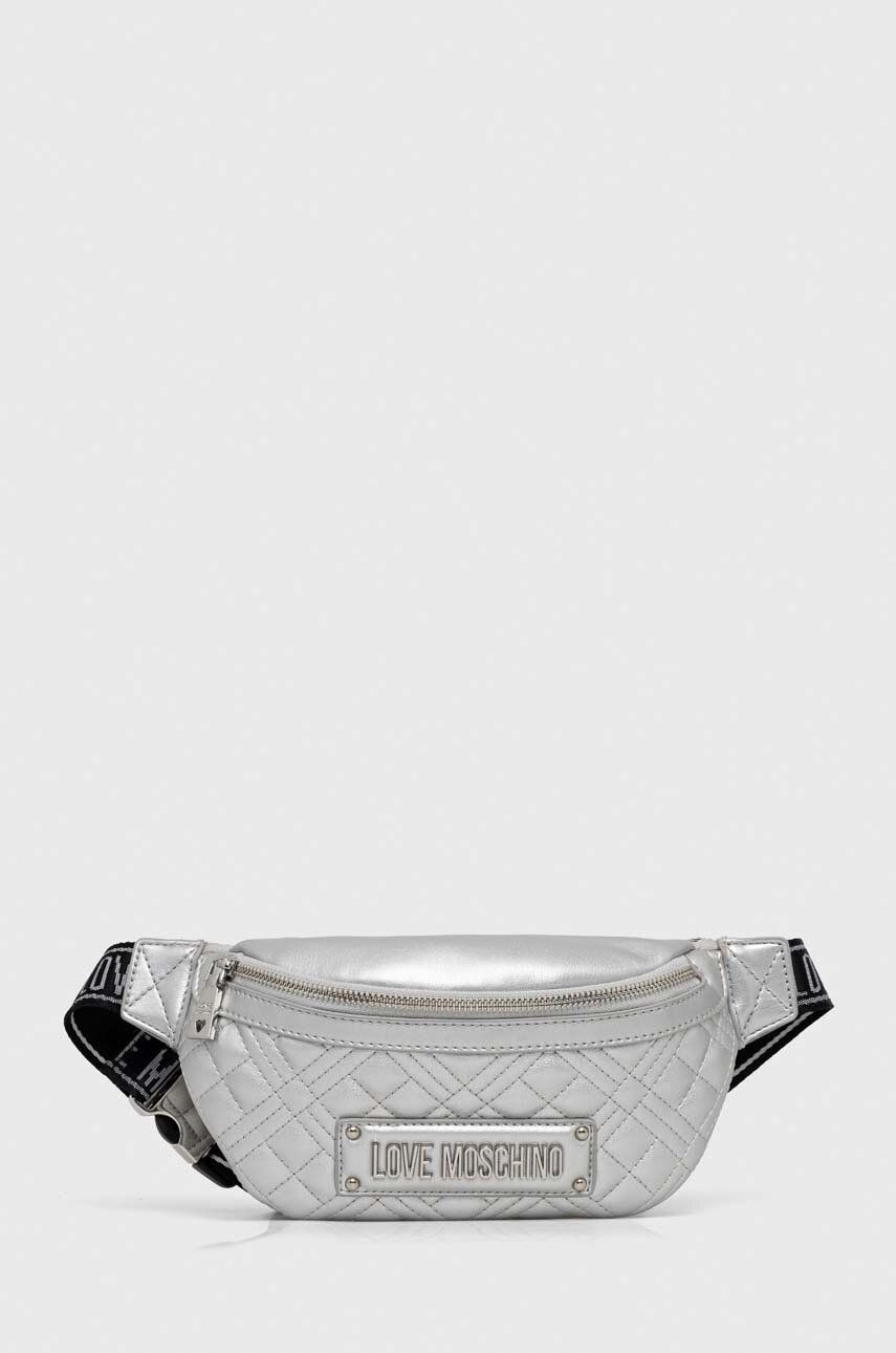 Ľadvinka Moschino Love Waist Bag Metalická | JC4003PP1GLA0902, 0